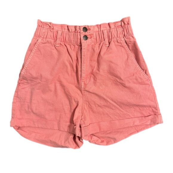 Universal Thread Pink High-Rise Folded Hem Stretch Shorts - Picture 4 of 9